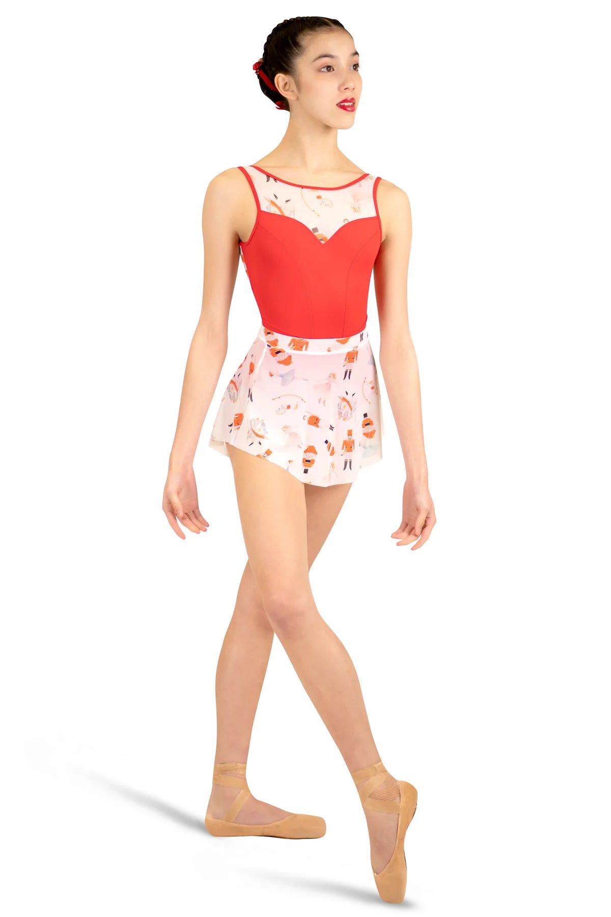 Danse De Paris Tank Leotard in Sweet Rouge - Child Large