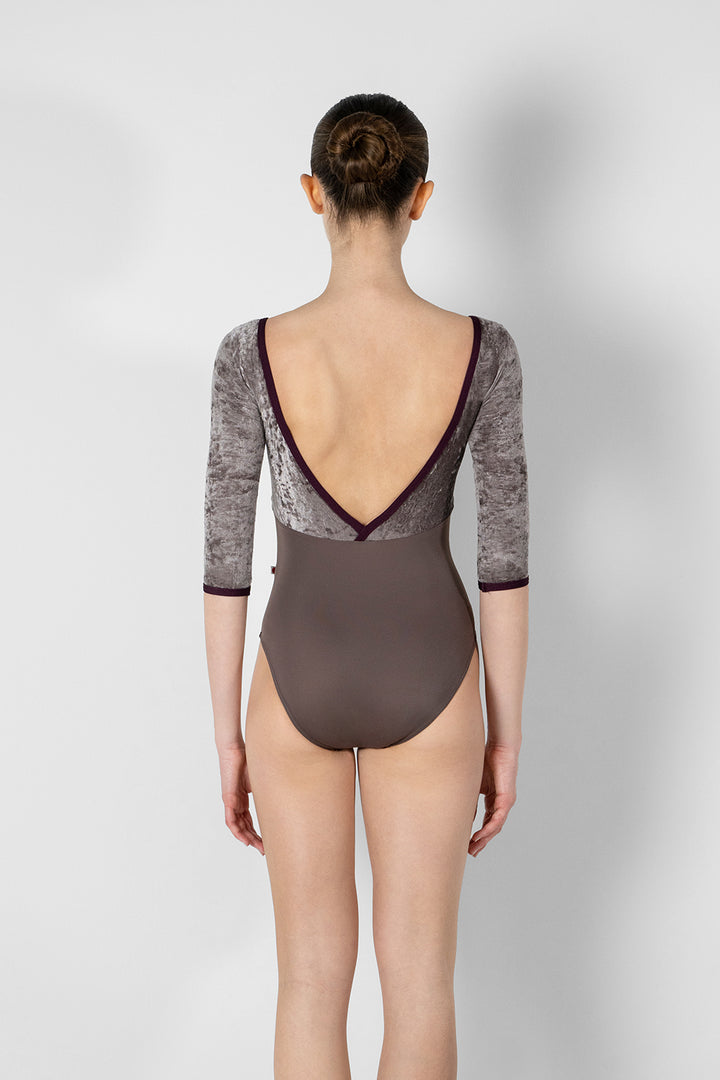 Yumiko "Alicia" Half Sleeves Leotard