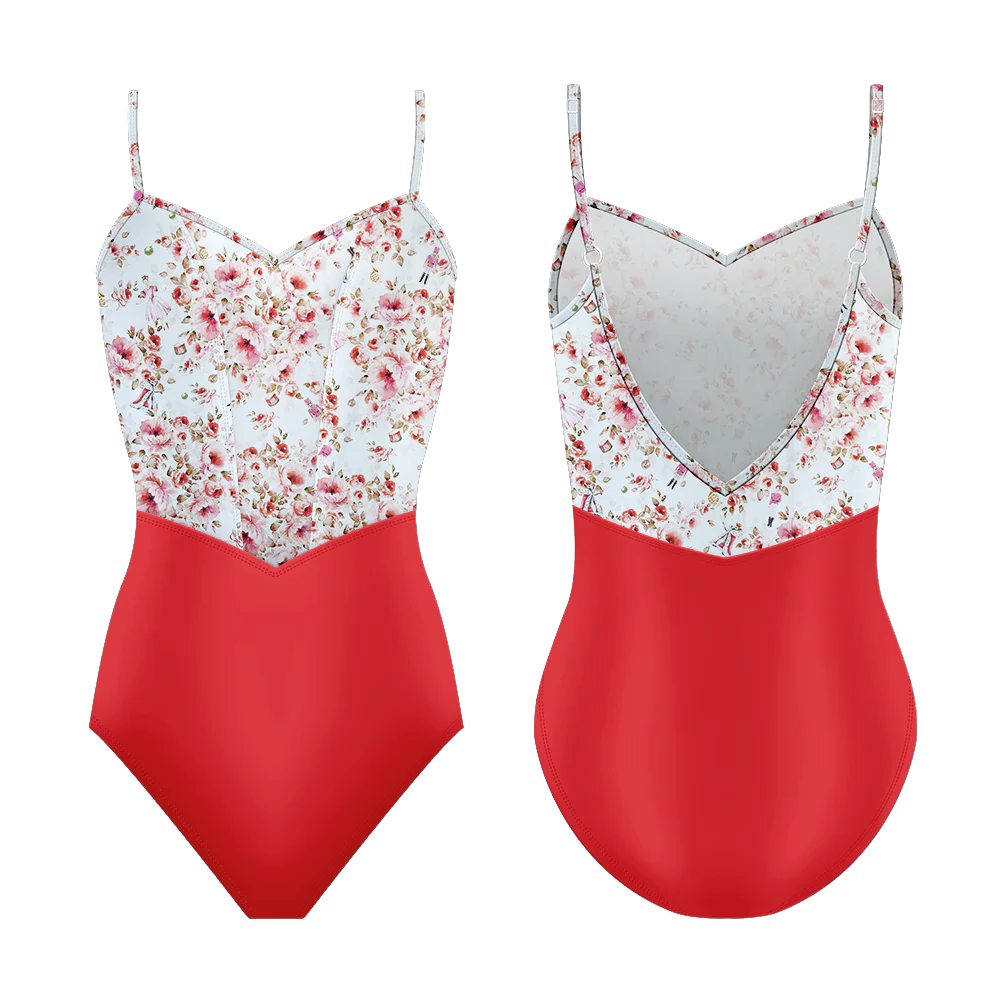 Nutcracker 23 "Demi Jardin" Leotard in Rouge - LA