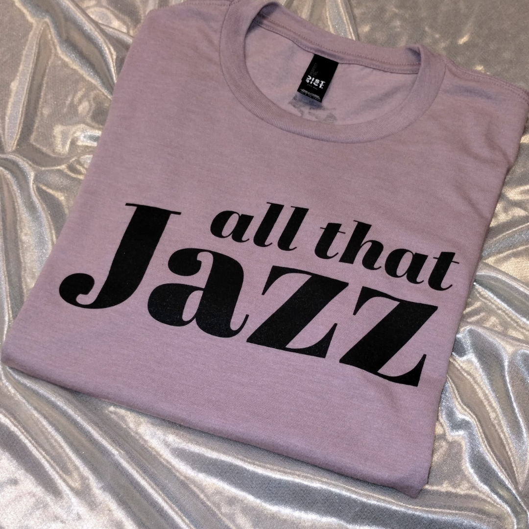 All That Jazz Short Sleeve Tee in Lavender